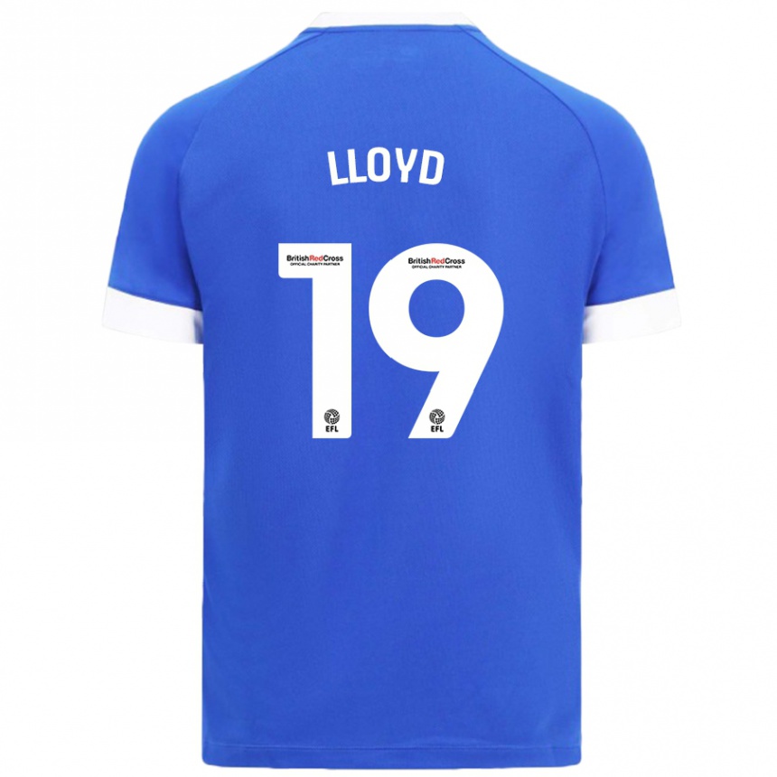 Kinder Fußball Madison Lloyd #19 Himmelblau Heimtrikot Trikot 2024/25 T-Shirt Luxemburg