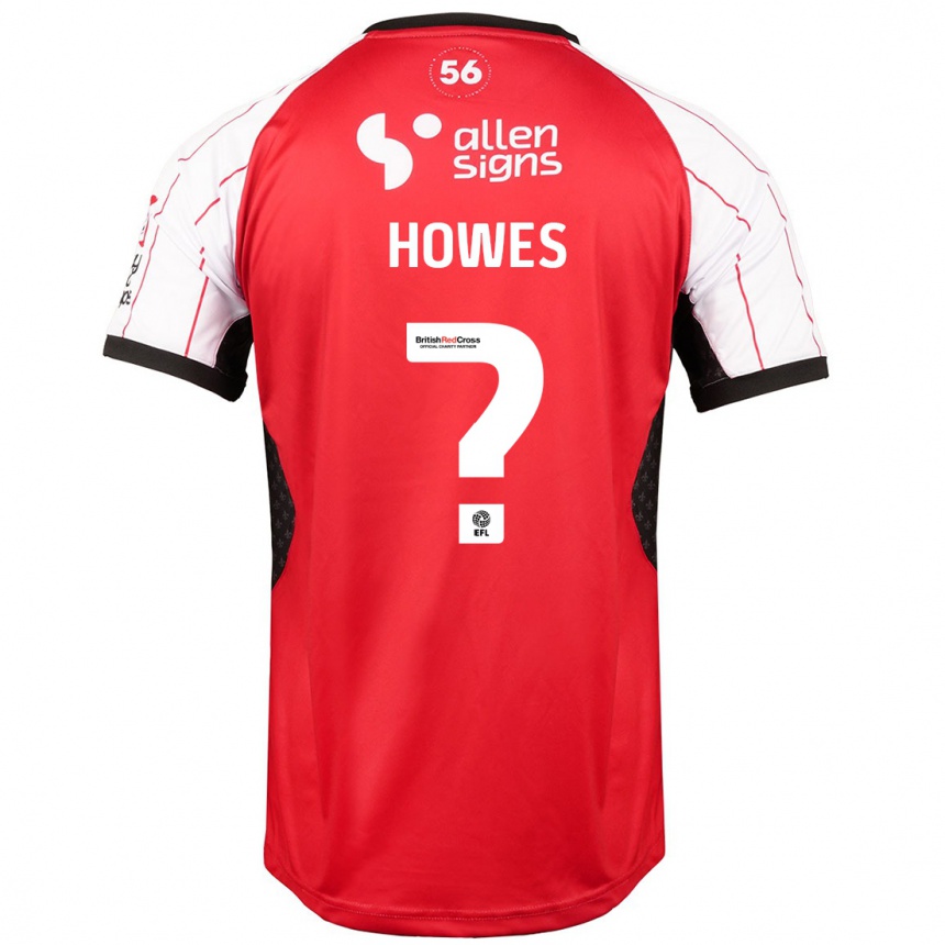 Kinder Fußball Rachael Howes #0 Weiß Heimtrikot Trikot 2024/25 T-Shirt Luxemburg