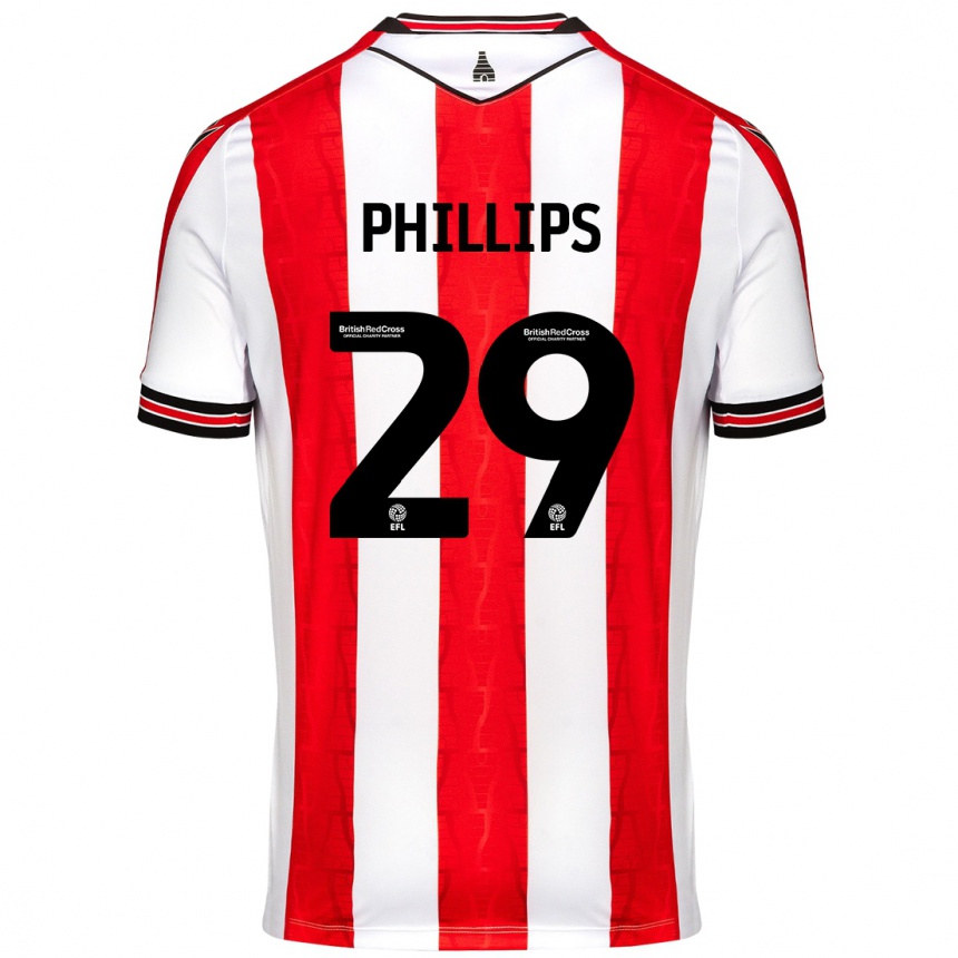 Kinder Fußball D'margio Wright-Phillips #29 Rot Weiß Heimtrikot Trikot 2024/25 T-Shirt Luxemburg