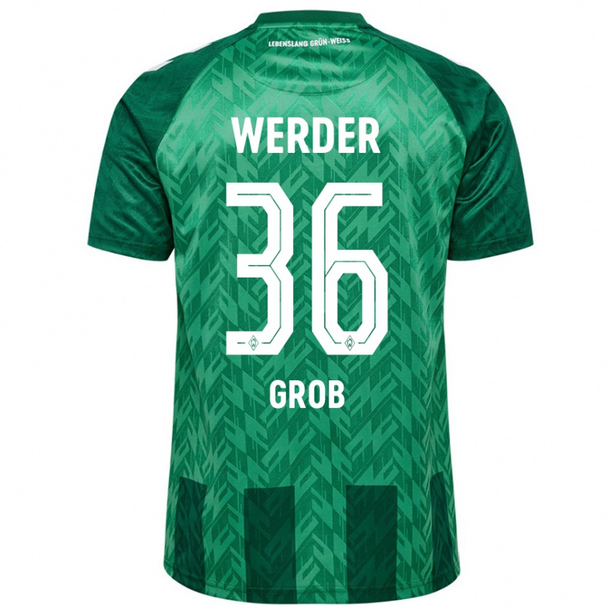 Kinder Fußball Christian Groß #36 Grün Heimtrikot Trikot 2024/25 T-Shirt Luxemburg