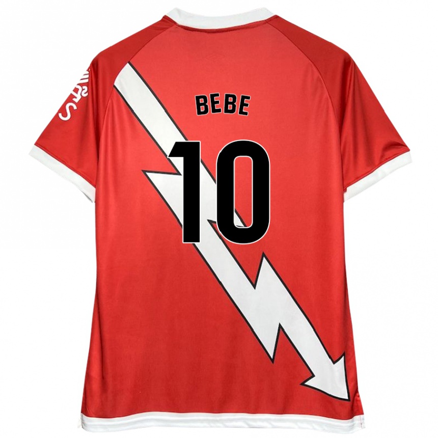 Kinder Fußball Bebé #10 Weiß Rot Heimtrikot Trikot 2024/25 T-Shirt Luxemburg