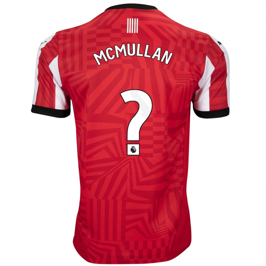 Kinder Fußball Korban Mcmullan #0 Rot Weiß Heimtrikot Trikot 2024/25 T-Shirt Luxemburg