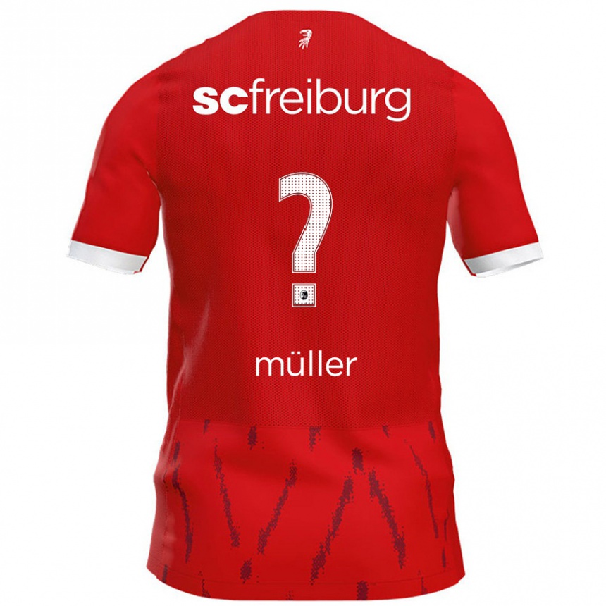 Kinder Fußball Phillip Müller #0 Rot Heimtrikot Trikot 2024/25 T-Shirt Luxemburg