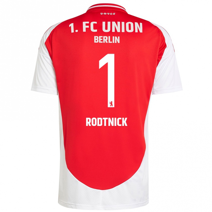 Kinder Fußball Jaden Rodtnick #1 Rot Weiß Heimtrikot Trikot 2024/25 T-Shirt Luxemburg