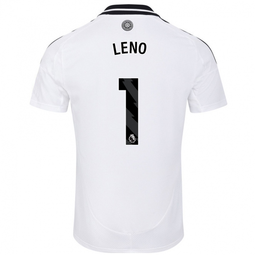 Kinder Fußball Bernd Leno #1 Weiß Heimtrikot Trikot 2024/25 T-Shirt Luxemburg