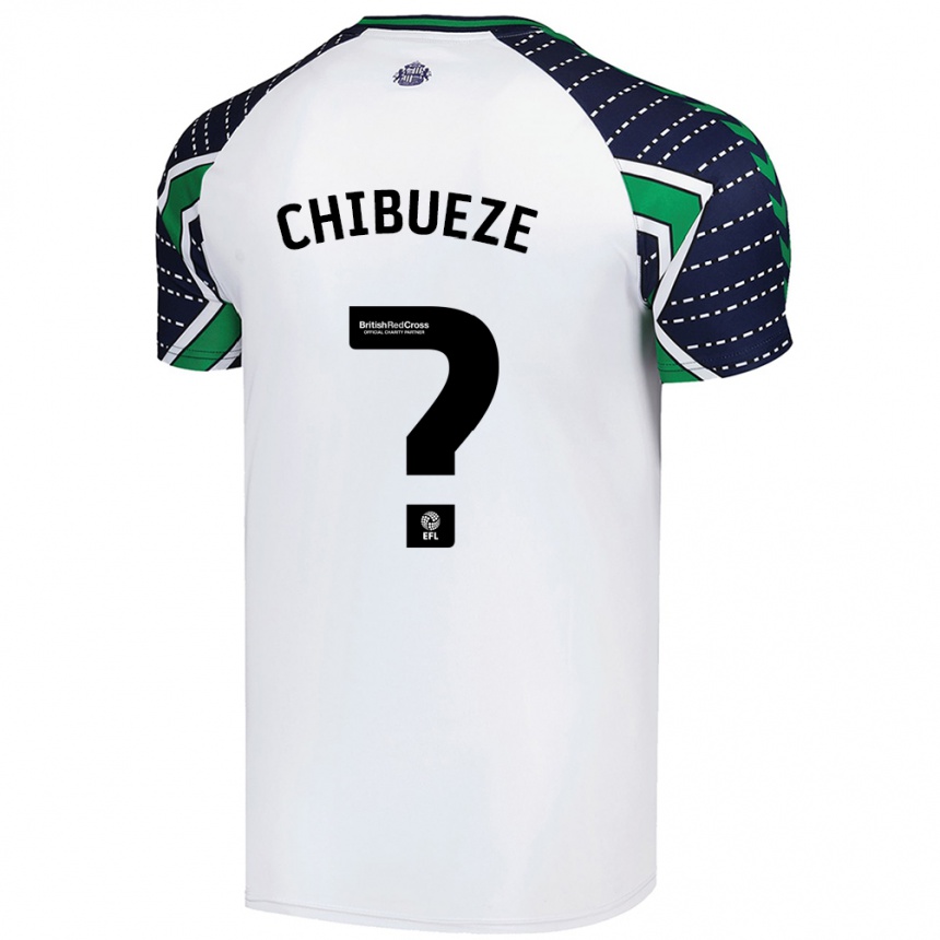 Kinder Fußball Kelechi Chibueze #0 Weiß Auswärtstrikot Trikot 2024/25 T-Shirt Luxemburg