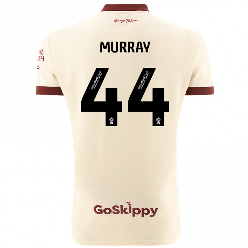 Kinder Fußball Satara Murray #44 Cremeweiß Auswärtstrikot Trikot 2024/25 T-Shirt Luxemburg