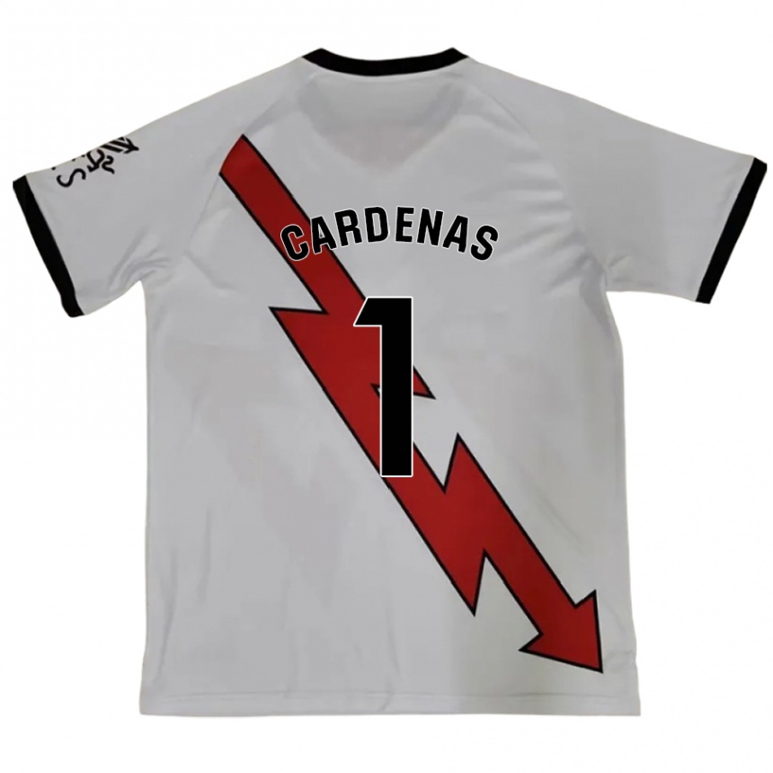 Kinder Fußball Dani Cárdenas #1 Rot Auswärtstrikot Trikot 2024/25 T-Shirt Luxemburg