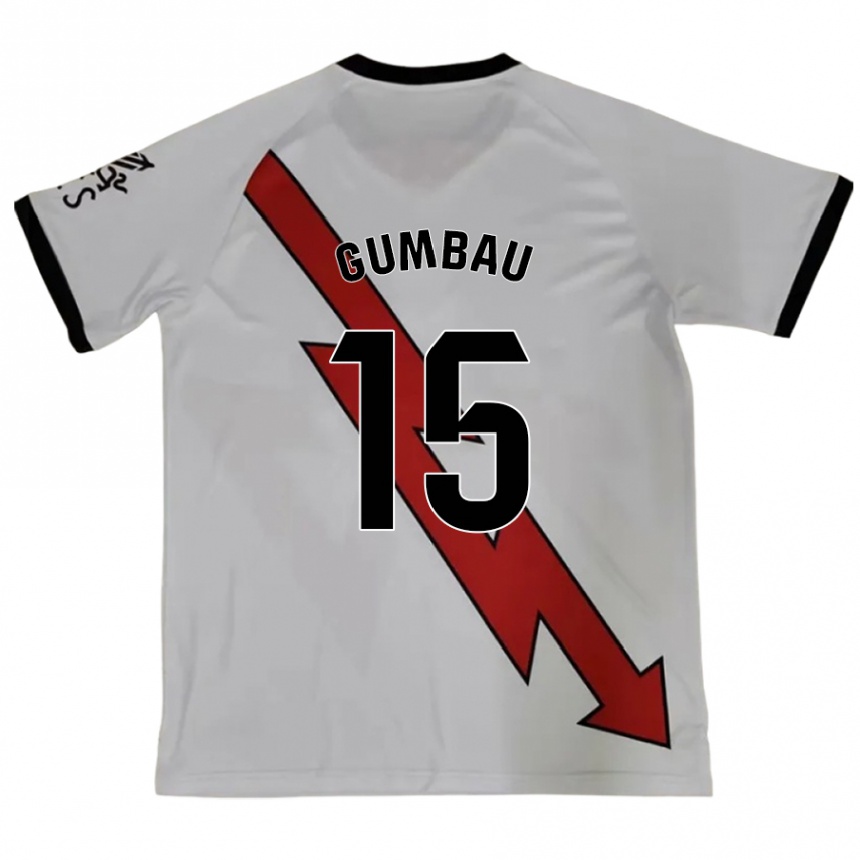 Kinder Fußball Gerard Gumbau #15 Rot Auswärtstrikot Trikot 2024/25 T-Shirt Luxemburg