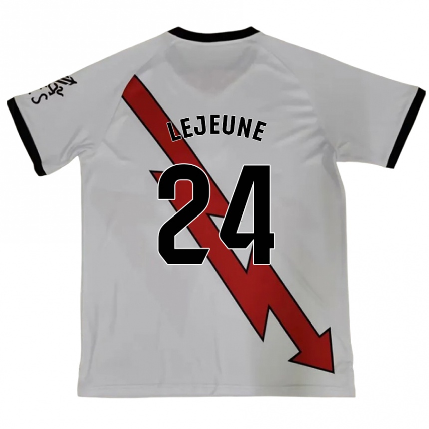 Kinder Fußball Florian Lejeune #24 Rot Auswärtstrikot Trikot 2024/25 T-Shirt Luxemburg