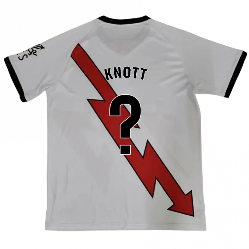 Kinder Fußball Stezo Knott #0 Rot Auswärtstrikot Trikot 2024/25 T-Shirt Luxemburg