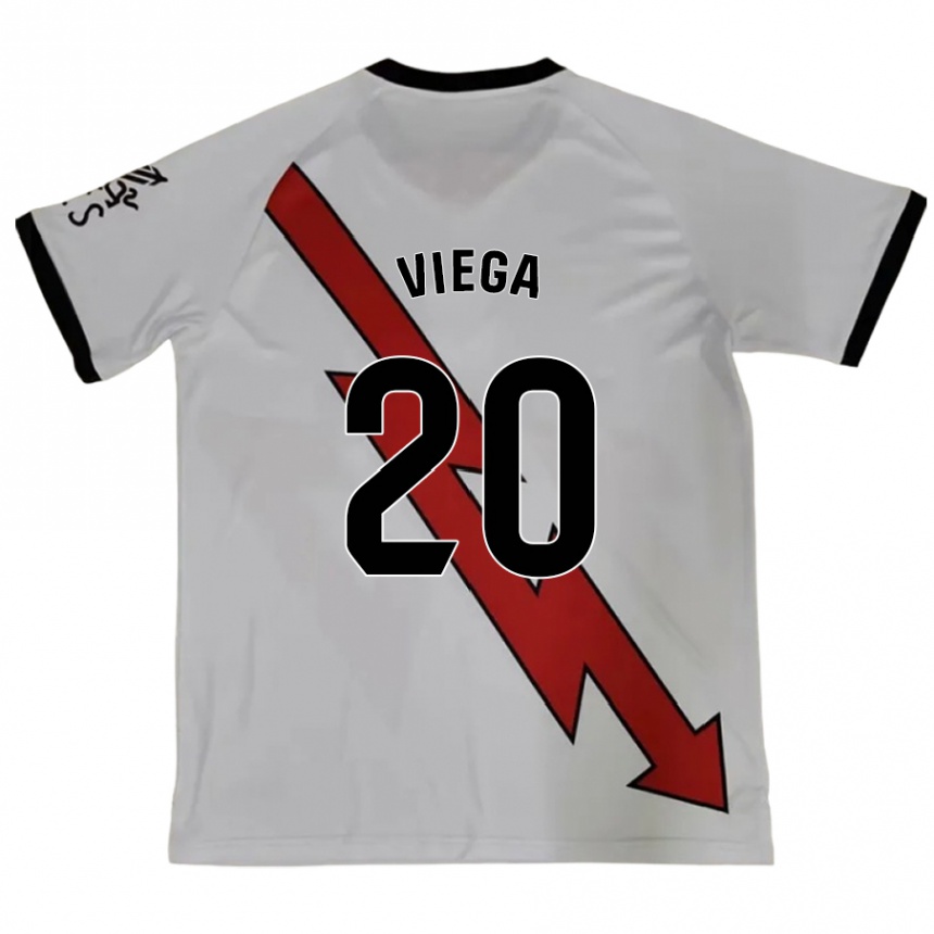 Kinder Fußball David Viega #20 Rot Auswärtstrikot Trikot 2024/25 T-Shirt Luxemburg