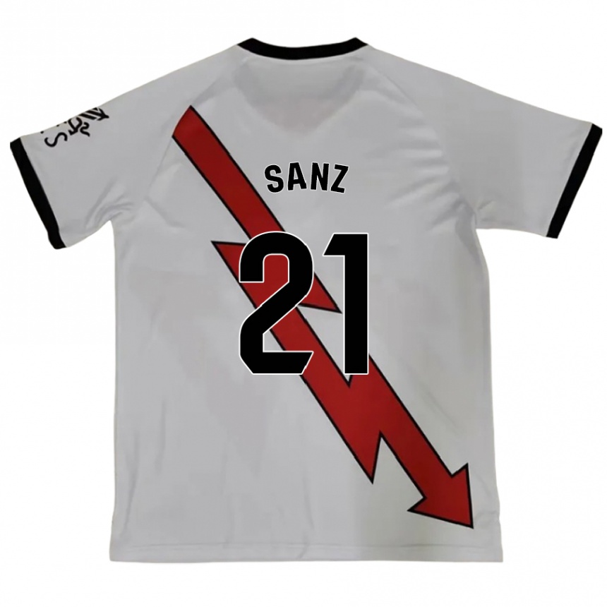 Kinder Fußball Luismi Sanz #21 Rot Auswärtstrikot Trikot 2024/25 T-Shirt Luxemburg