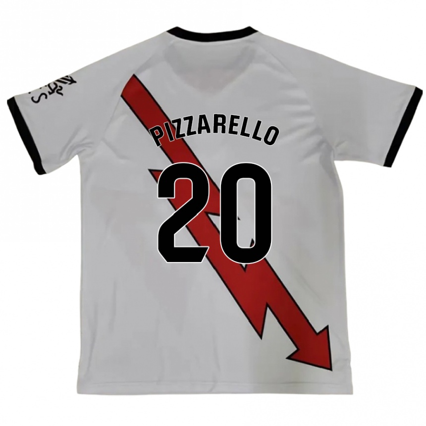 Kinder Fußball Charlyann Pizzarello #20 Rot Auswärtstrikot Trikot 2024/25 T-Shirt Luxemburg