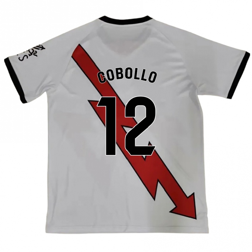 Kinder Fußball Sara Cobollo Hoyo #12 Rot Auswärtstrikot Trikot 2024/25 T-Shirt Luxemburg