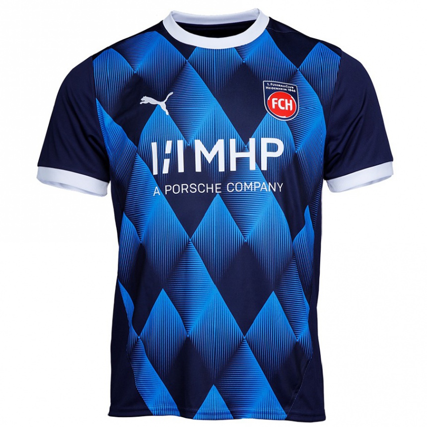 Kinder Fußball Paul Wanner #10 Dunkel Marineblau Auswärtstrikot Trikot 2024/25 T-Shirt Luxemburg