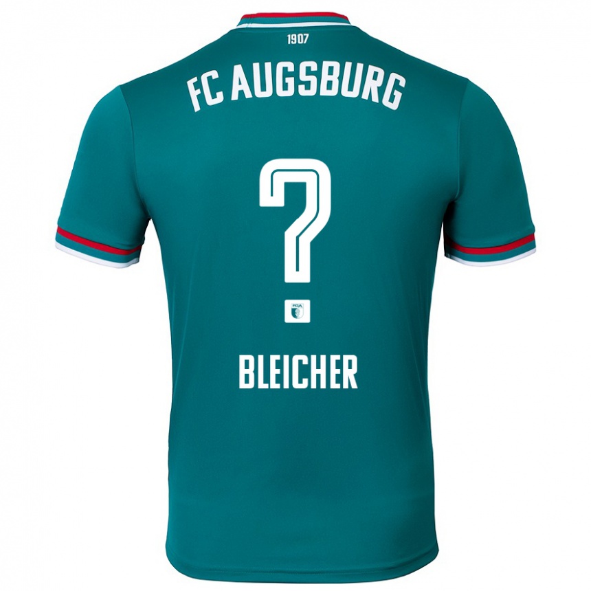 Kinder Fußball Franz Bleicher #0 Dunkelgrün Auswärtstrikot Trikot 2024/25 T-Shirt Luxemburg