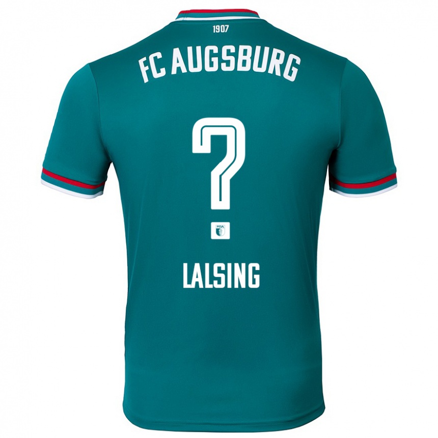 Kinder Fußball Quentin Lalsing #0 Dunkelgrün Auswärtstrikot Trikot 2024/25 T-Shirt Luxemburg