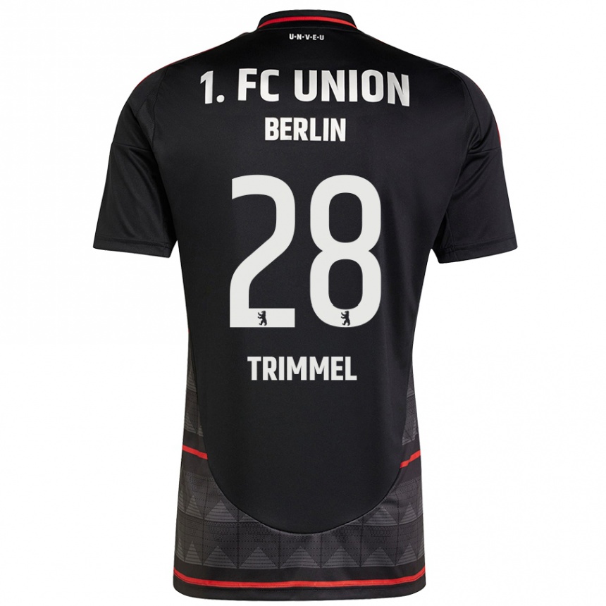 Kinder Fußball Christopher Trimmel #28 Schwarz Auswärtstrikot Trikot 2024/25 T-Shirt Luxemburg