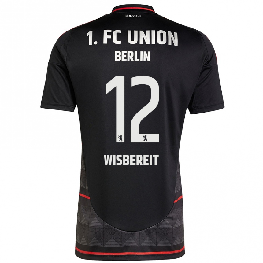 Kinder Fußball Tom Wisbereit #12 Schwarz Auswärtstrikot Trikot 2024/25 T-Shirt Luxemburg