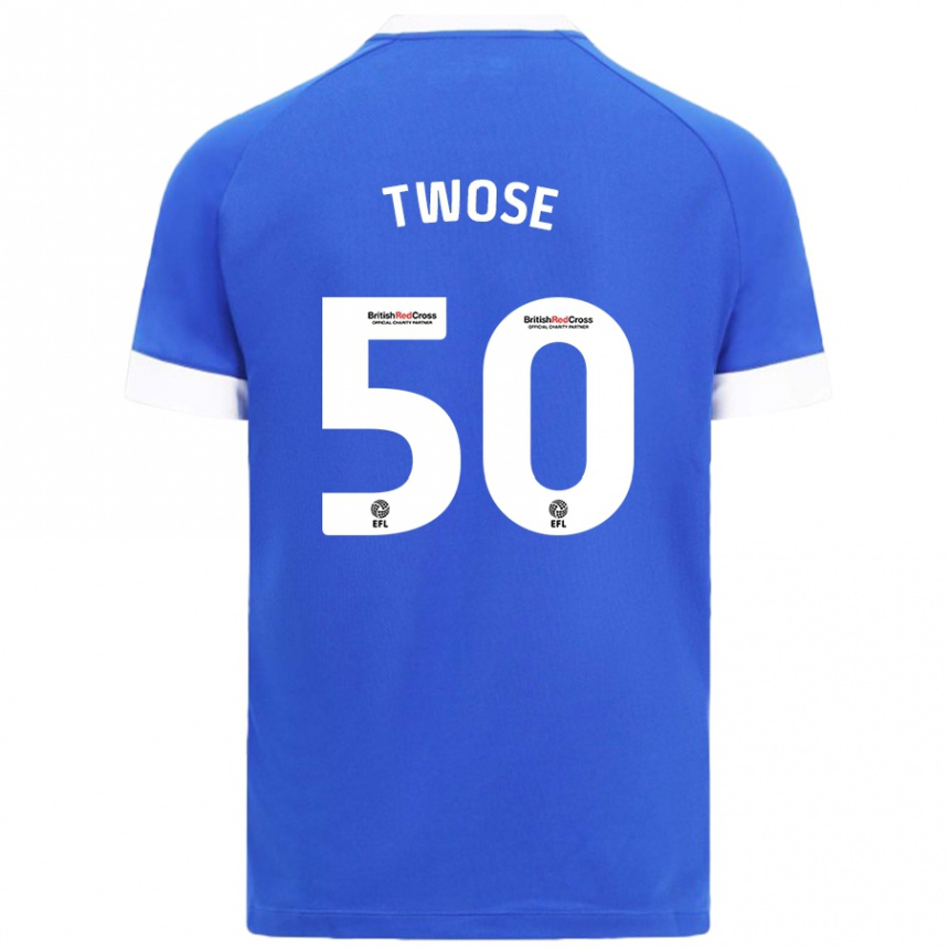 Herren Fußball Cody Twose #50 Himmelblau Heimtrikot Trikot 2024/25 T-Shirt Luxemburg