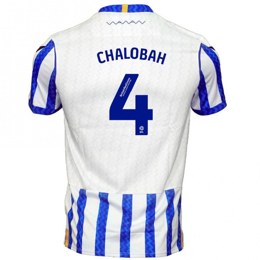 Herren Fußball Nathaniel Chalobah #4 Blau Weiß Heimtrikot Trikot 2024/25 T-Shirt Luxemburg