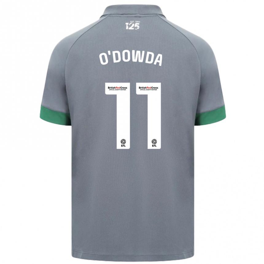 Herren Fußball Callum O'dowda #11 Dunkelgrau Auswärtstrikot Trikot 2024/25 T-Shirt Luxemburg