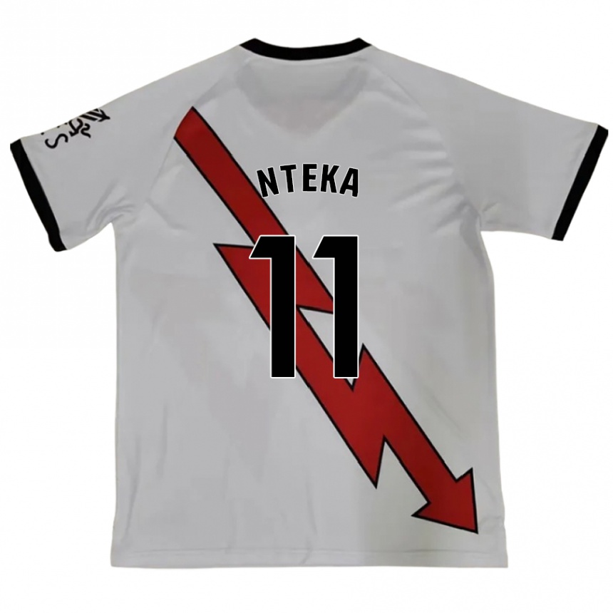 Herren Fußball Randy Nteka #11 Rot Auswärtstrikot Trikot 2024/25 T-Shirt Luxemburg