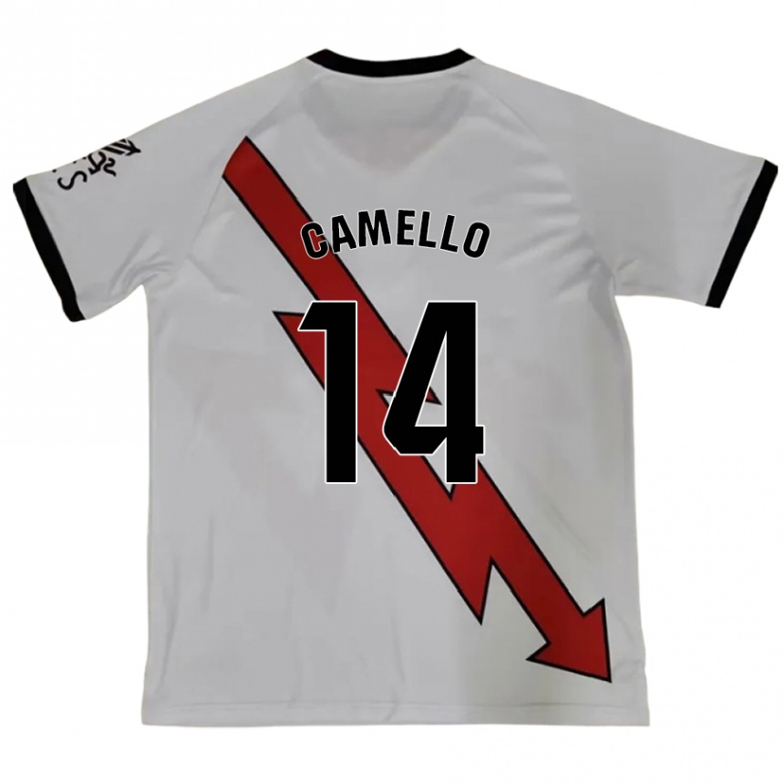 Herren Fußball Sergio Camello #14 Rot Auswärtstrikot Trikot 2024/25 T-Shirt Luxemburg