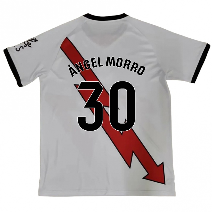 Herren Fußball Miguel Ángel Morro #30 Rot Auswärtstrikot Trikot 2024/25 T-Shirt Luxemburg