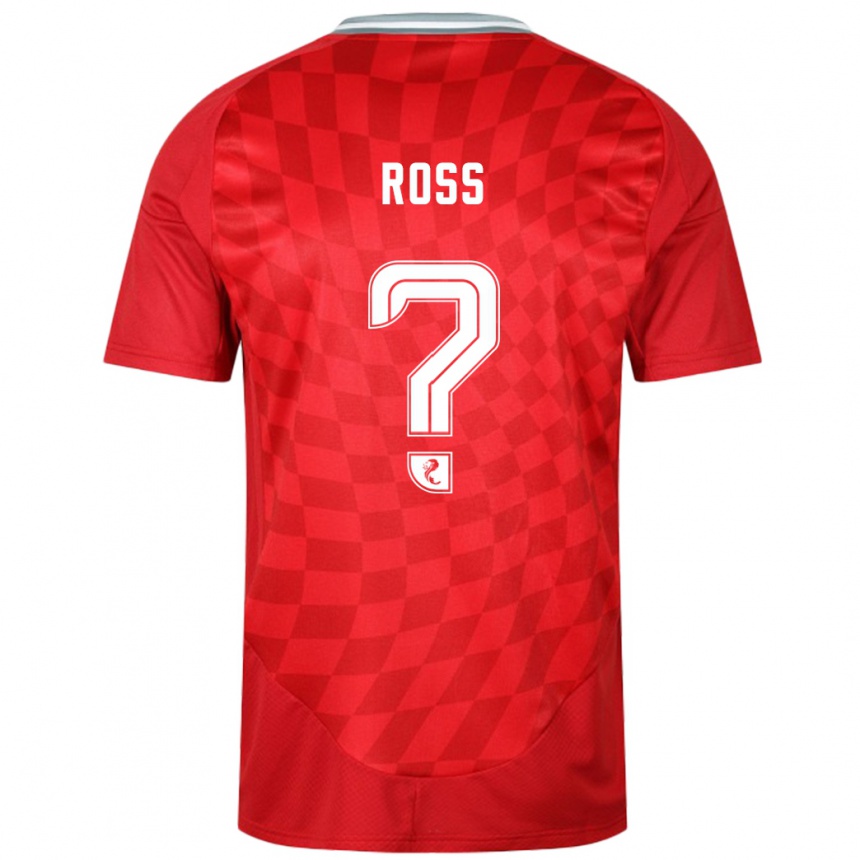 Damen Fußball Dylan Ross #0 Rot Heimtrikot Trikot 2024/25 T-Shirt Luxemburg