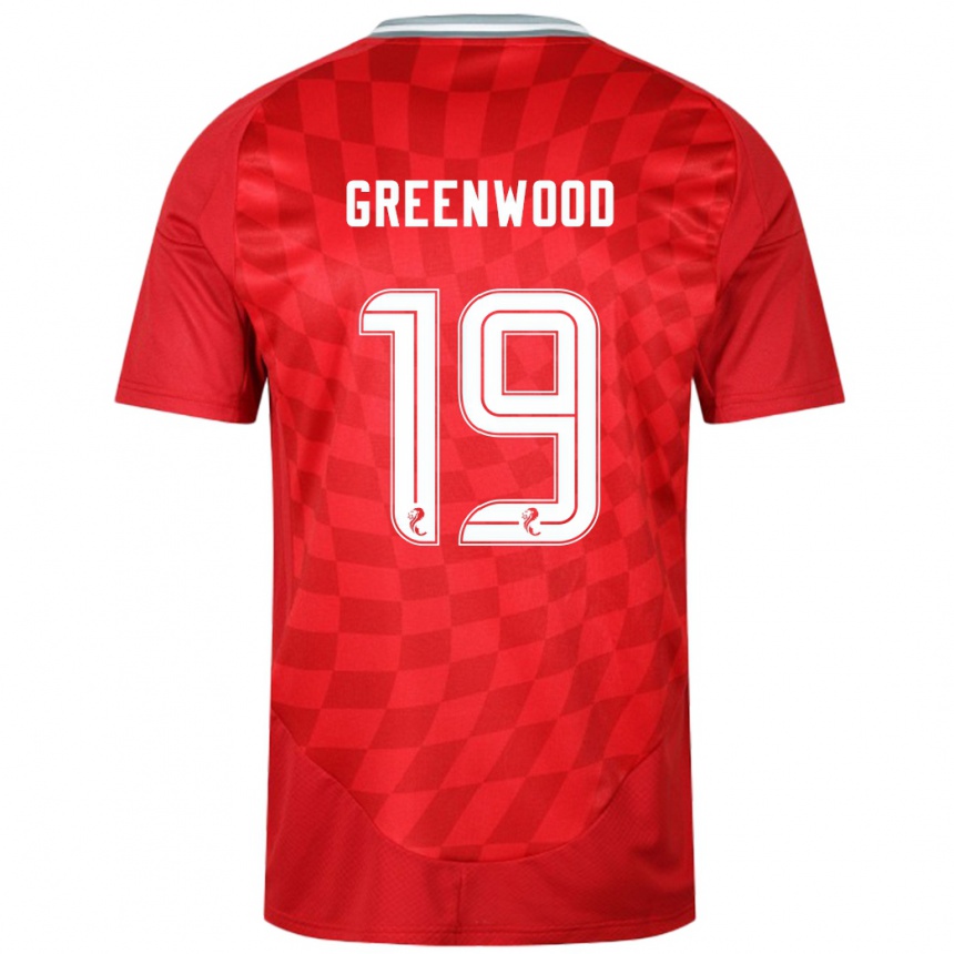 Damen Fußball Brodie Greenwood #19 Rot Heimtrikot Trikot 2024/25 T-Shirt Luxemburg