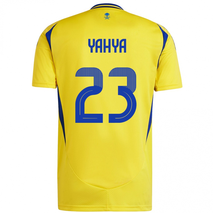 Damen Fußball Ayman Yahya #23 Gelb Blau Heimtrikot Trikot 2024/25 T-Shirt Luxemburg