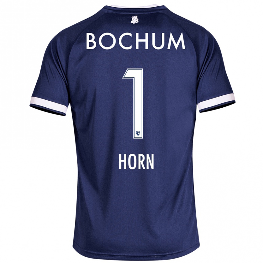 Damen Fußball Timo Horn #1 Dunkelblau Heimtrikot Trikot 2024/25 T-Shirt Luxemburg