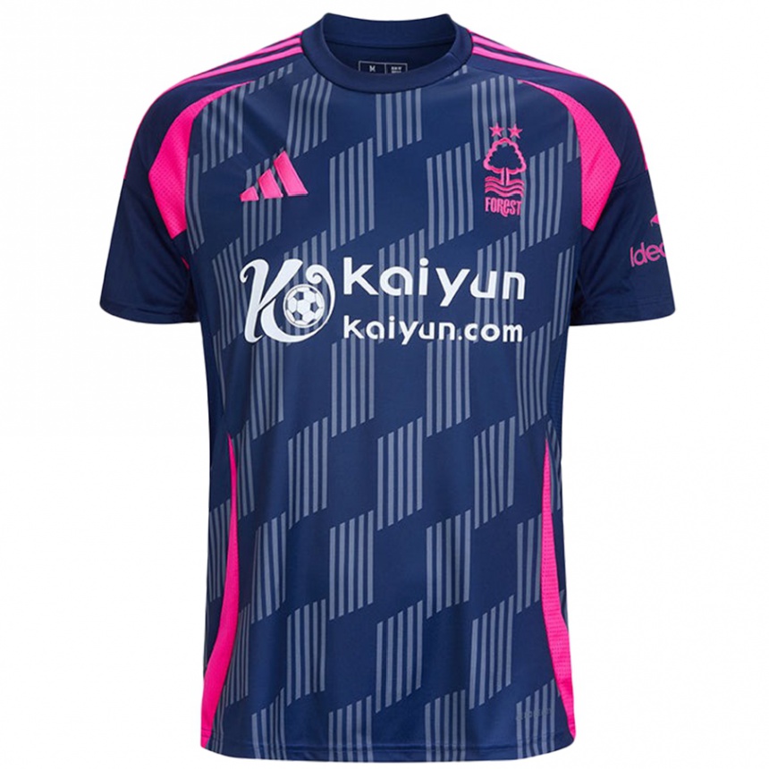 Damen Fußball Leo King #0 Königsblau Rosa Auswärtstrikot Trikot 2024/25 T-Shirt Luxemburg