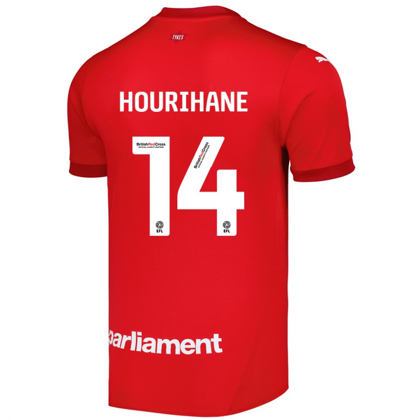 Kinder Fußball Conor Hourihane #14 Rot Heimtrikot Trikot 2024/25 T-Shirt Luxemburg