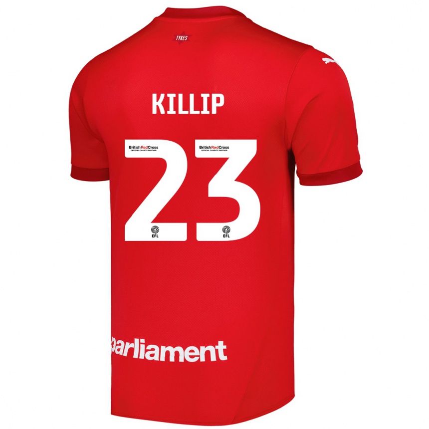 Kinder Fußball Ben Killip #23 Rot Heimtrikot Trikot 2024/25 T-Shirt Luxemburg