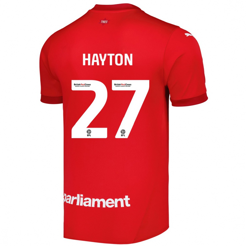 Kinder Fußball Adam Hayton #27 Rot Heimtrikot Trikot 2024/25 T-Shirt Luxemburg