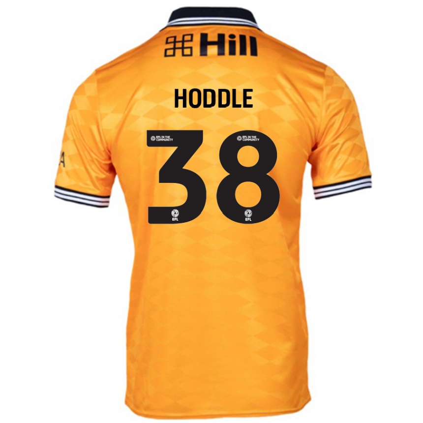 Kinder Fußball George Hoddle #38 Orange Heimtrikot Trikot 2024/25 T-Shirt Luxemburg