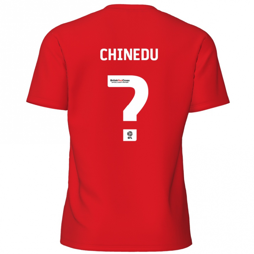 Kinder Fußball Phillip Chinedu #0 Rot Heimtrikot Trikot 2024/25 T-Shirt Luxemburg