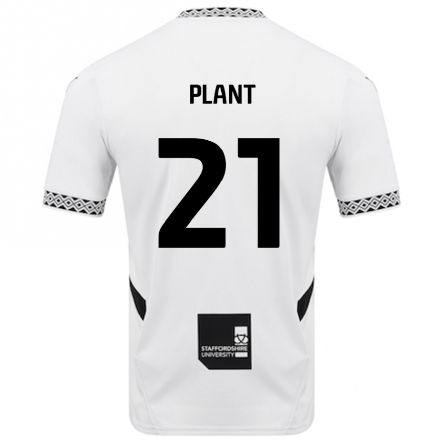 Kinder Fußball James Plant #21 Weiß Heimtrikot Trikot 2024/25 T-Shirt Luxemburg