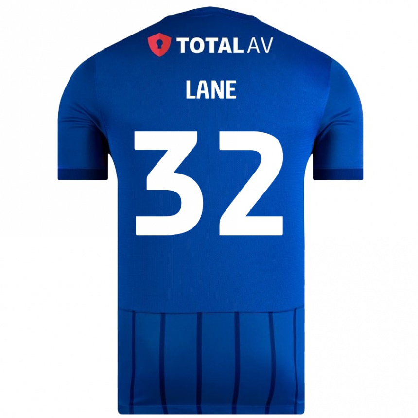 Kinder Fußball Paddy Lane #32 Blau Heimtrikot Trikot 2024/25 T-Shirt Luxemburg