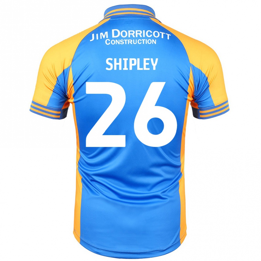 Kinder Fußball Jordan Shipley #26 Blau Bernstein Heimtrikot Trikot 2024/25 T-Shirt Luxemburg