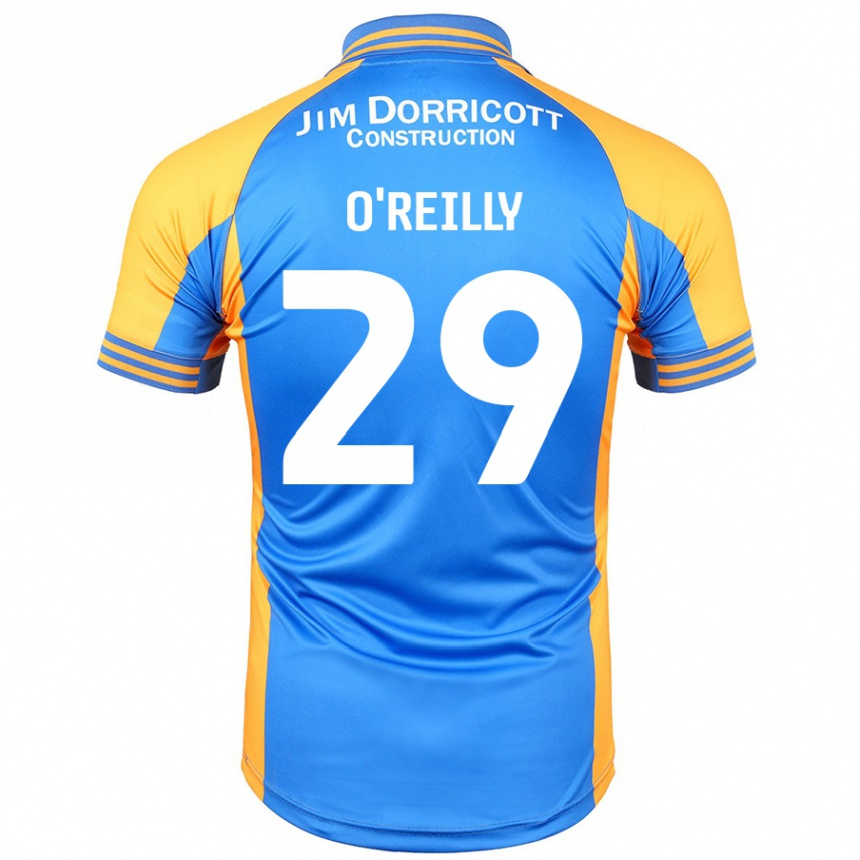 Kinder Fußball Tommi O'reilly #29 Blau Bernstein Heimtrikot Trikot 2024/25 T-Shirt Luxemburg