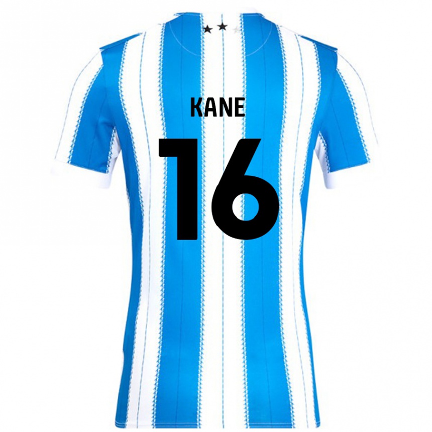 Kinder Fußball Herbie Kane #16 Blau Weiß Heimtrikot Trikot 2024/25 T-Shirt Luxemburg