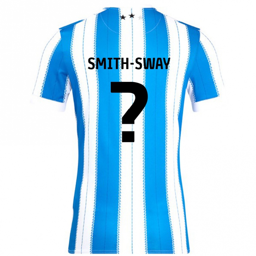 Kinder Fußball Jay Smith-Sway #0 Blau Weiß Heimtrikot Trikot 2024/25 T-Shirt Luxemburg