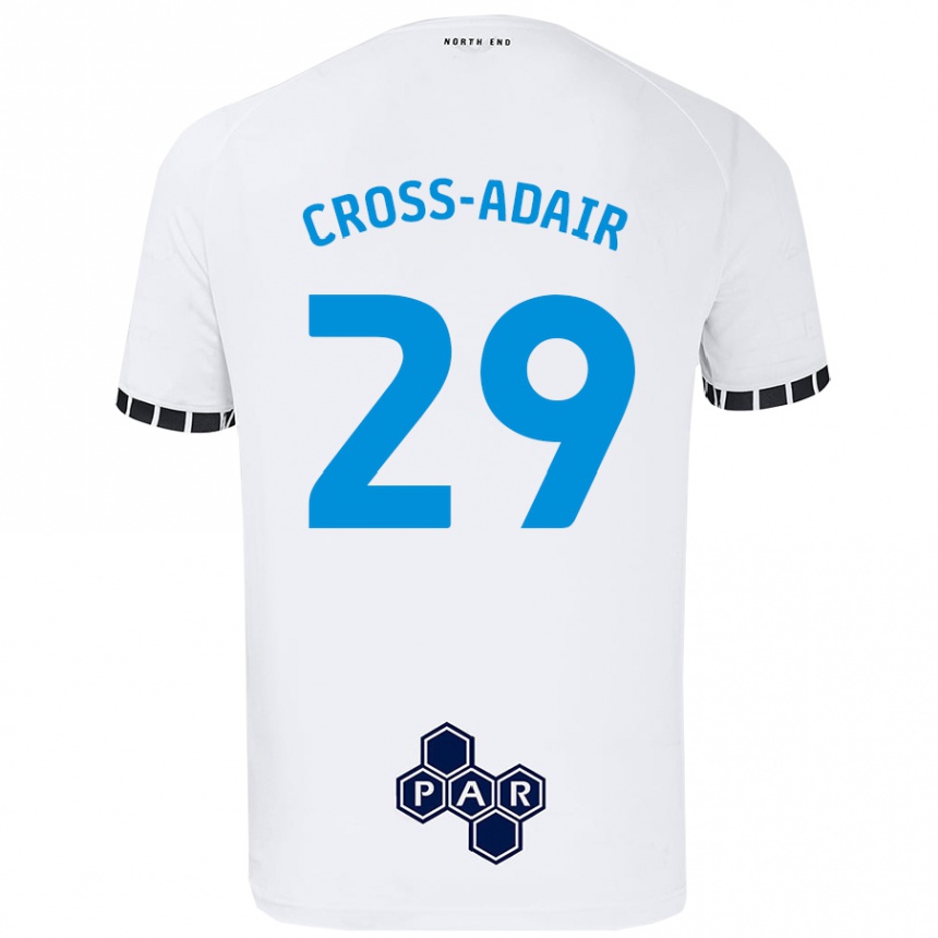 Kinder Fußball Finlay Cross-Adair #29 Weiß Heimtrikot Trikot 2024/25 T-Shirt Luxemburg