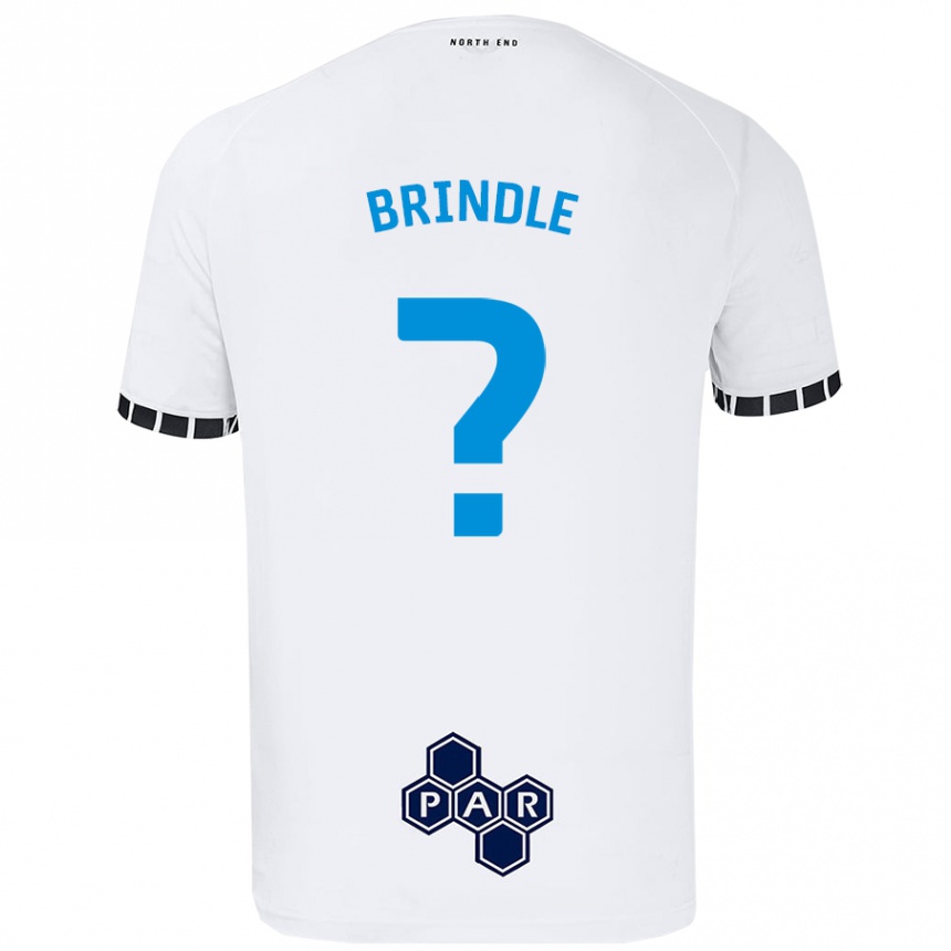 Kinder Fußball Jonny Brindle #0 Weiß Heimtrikot Trikot 2024/25 T-Shirt Luxemburg