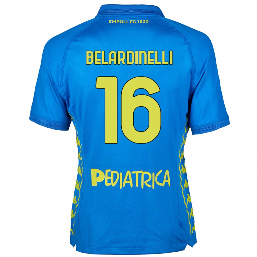 Kinder Fußball Luca Belardinelli #16 Blau Heimtrikot Trikot 2024/25 T-Shirt Luxemburg