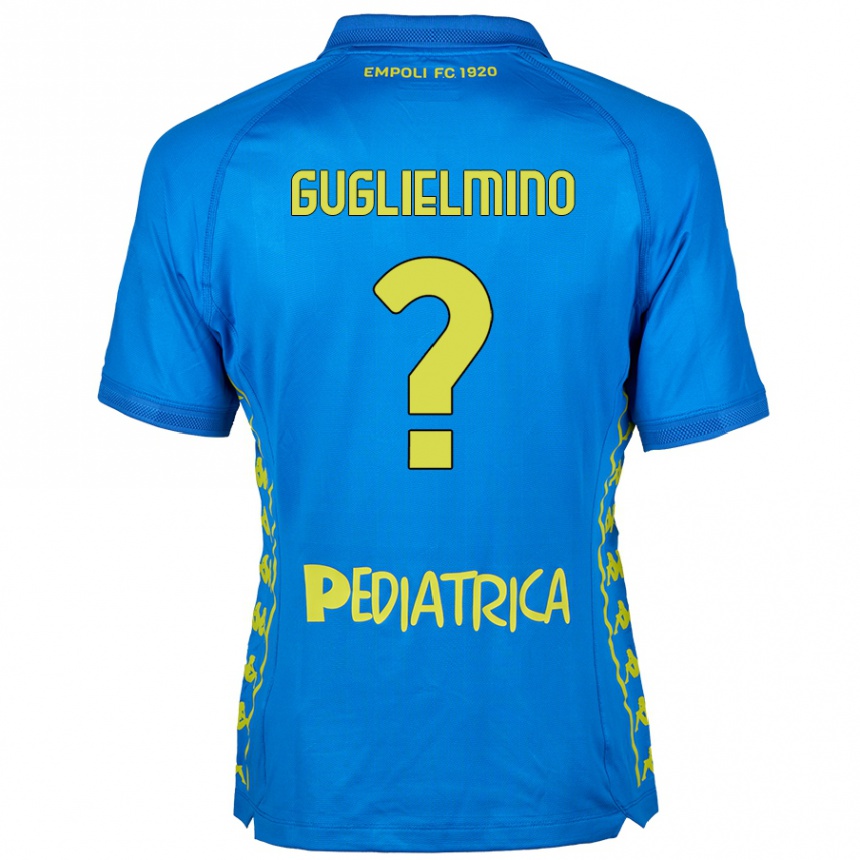 Kinder Fußball Federico Guglielmino #0 Blau Heimtrikot Trikot 2024/25 T-Shirt Luxemburg